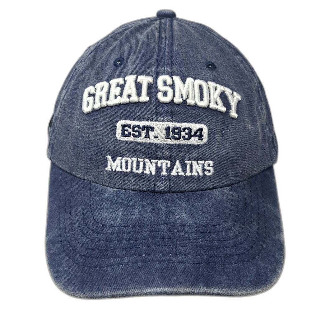 KYS Design CAP Great Smoky Mountains 1934 Bear Paw Blue One Size Baseball Cap
